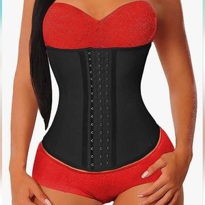 Waist Trainer for Women Latex Underbust Waist Cincher Corset Sport Girdle